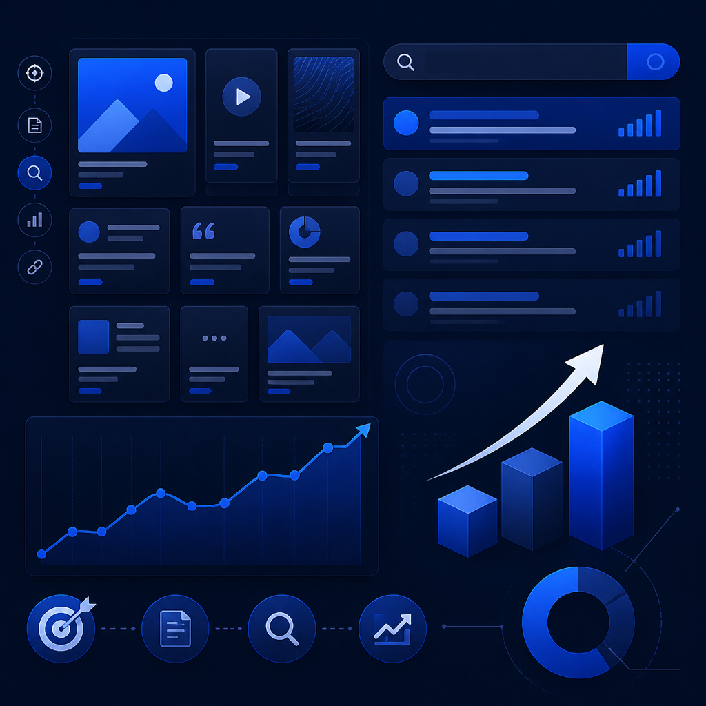 Content strategy and SEO visualization